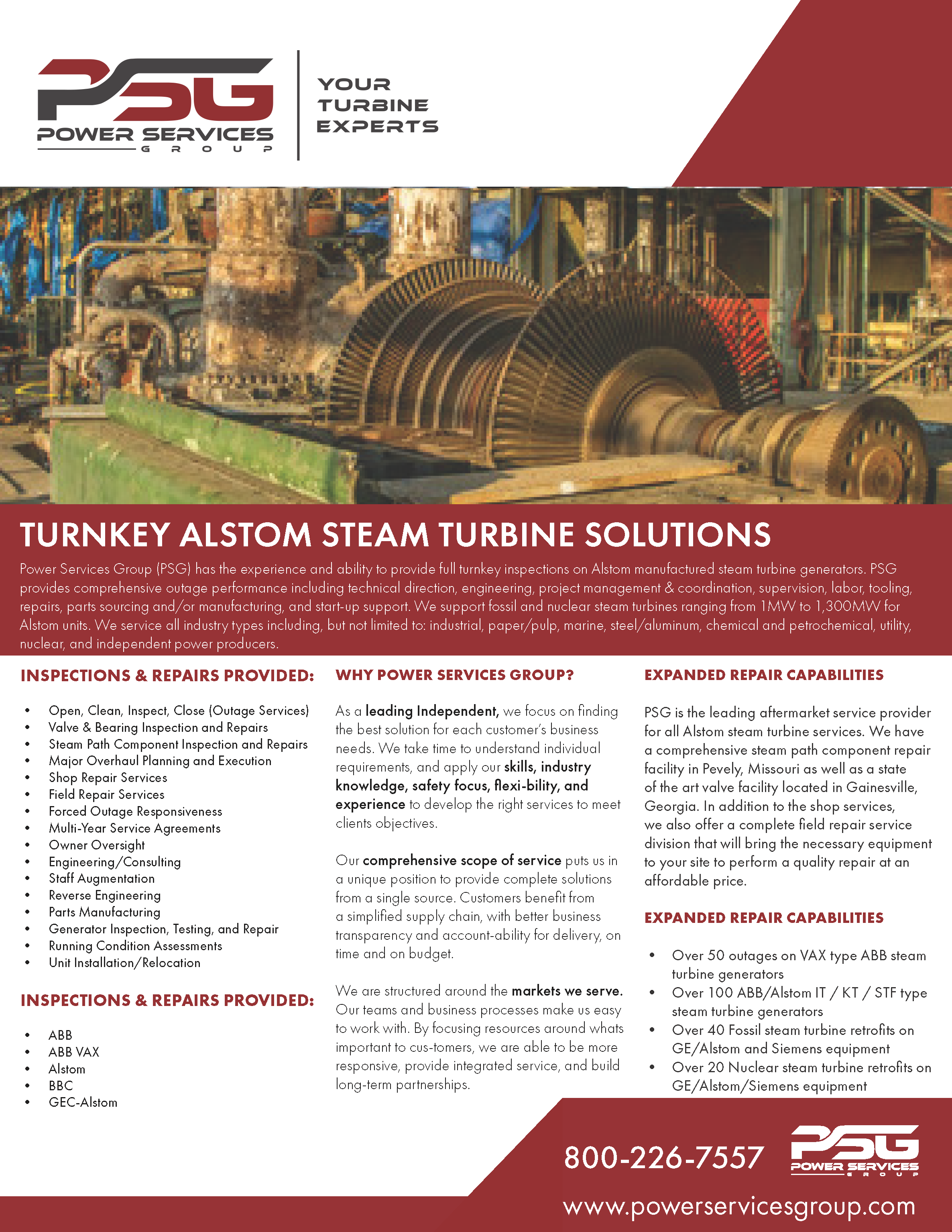 Psg Alstom Steam Turbine Power Services Group 0109